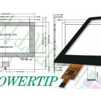 Powertip OGS capacitieve touch TFT panel displays