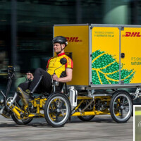 Palsluiting in DHL fiets