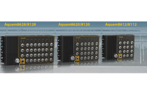 Aquam series Layer3/Layer2 EN50155 ethernet switches