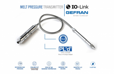 Innovatieve smeltdruksensor : Gefran IMPACT ILI met IO-Link communicatieprotocol