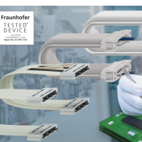 De beste waarden voor cleanrooms: de e-skin kabelrupsen ontvingen de ISO klasse 1 certificering in de Fraunhofer test. (Bron: igus B.V.)