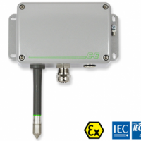 EE100EX vocht- en temperatuur transmitter