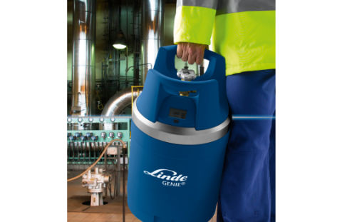 Linde Gas Benelux introduceert de kunststof cilinder GENIE®