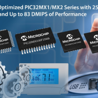 Microchip PIC32MX1/2 32-bit microcontrollers