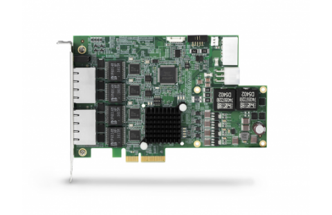 2/4-CH PCI Express® GigE Vision PoE+ Frame Grabbers for Machine Vision
