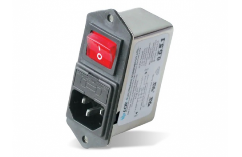 Power Entry Module with Red Illuminated Switch