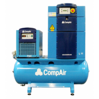 CompAir AirStation, schroefcompressor met droger op vat