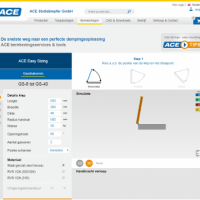 De nieuwe online calculatietool voor gasveren van ACE