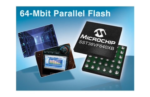 SST38VF6401B flashgeheugen van Microchip