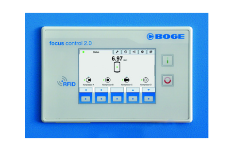 ‘focus control 2.0' intelligente compressorbesturing van Boge