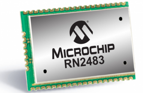 Microchip RN2483 LoRa transceiver module
