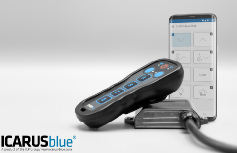 Remote control Set ICARUS blue® TM600 + R820