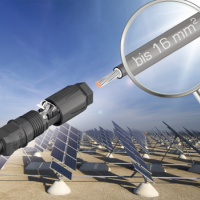 Sunclix-connectoren voor fotovoltaïsche solarinstallaties 