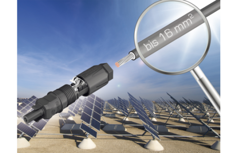 Sunclix-connectoren voor fotovoltaïsche solarinstallaties 