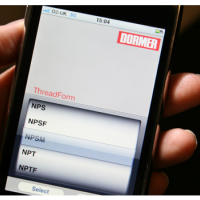 'Dormer Tools Threadsize Calculator'iPhone App