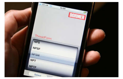 'Dormer Tools Threadsize Calculator'iPhone App