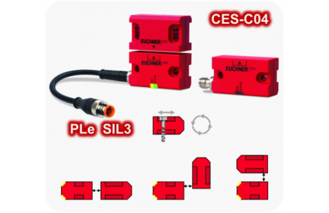  CES-C04 sensoren met transpondertechnologie van Euchner