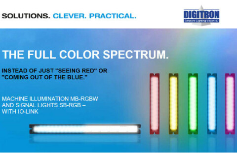 Machine Illumination MB-RGBW and signal lights SB-RGB - with IO-Link