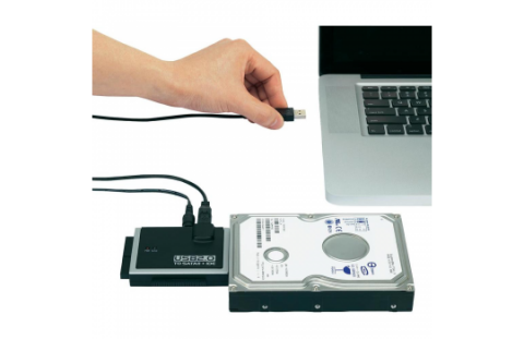 USB 2.0 IDE en SATA converter van Conrad