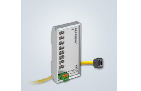 High-Performance-Switch met robuuste ix Industrial®  Interface in ultra-low-profile behuizing.