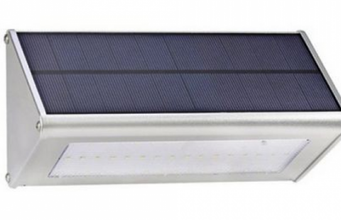 Solar 48 LED wandlamp met bewegingssensor