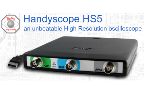 Handyscope HS5, an unbeatable High Resolution Oscilloscope